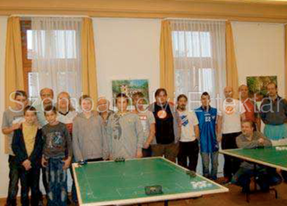 A II. Szombathely Open – Gombfoci Kupa résztvevői a Herén...